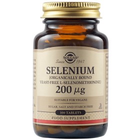 SOLGAR Selenium 200μg 100 Ταμπλέτες