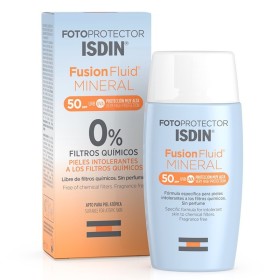 Isdin Fotoprotector Fusion Fluid Mineral Spf50 Αντηλιακό Προσώπου με Φυσικά Φίλτρα 50ml