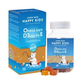 John Noa Happy Kids Omega 3/6/9 D3 Plus Vitamin E με Γεύση Πορτοκάλι 90 Ζελεδάκια John Noa Happy Kids Omega 3/6/9 D3 Plus Vitamin E με Γεύση Πορτοκάλι 90 Ζελεδάκια