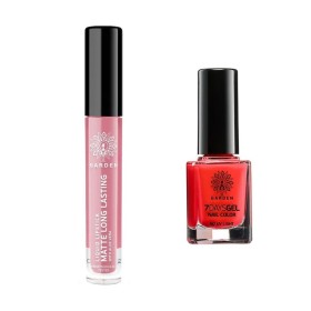Garden Promo Liquid Lipstick 02 Matte Long Lasting Ματ Κραγιόν σε Υγρή Μορφή 4ml & 7 Days Gel Nail Color 33 Βερνίκι Νυχιών 12ml