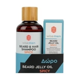 Wise Men Promo Beard & Hair Shampoo Spicy Σαμπουάν για Μαλλιά & Γένια 200ml & Beard Jelly Oil Spicy Λάδι για Μαλλιά & Γένια 30ml Wise Men Promo Beard & Hair Shampoo Spicy Σαμπουάν για Μαλλιά & Γένια 200ml & Beard Jelly Oil Spicy Λάδι για Μαλλιά & Γένια 30ml