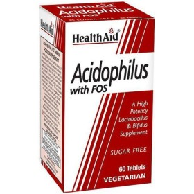 HEALTH AID Acidophilus Dietary Supplement with Prebiotics & Probiotics 60 capsules