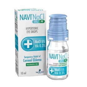 Novax Navi Nacl 5% PF Eye Drops Υπερτονικό Οφθαλμικό Διάλυμα με Χλωριούχο Νάτριο 5% 10ml