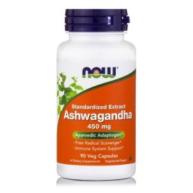 NOW Ashwagandha  Extract 450 mg Συμπλήρωμα με Τονωτικές & Προσαρμογενείς Ιδιότητες 90 Μαλακές Κάψουλες