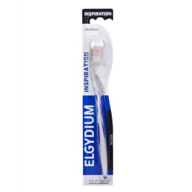 Elgydium Inspiration Medium 1/12 Οδοντόβουρτσα Μέτρια Χρώμα Λευκό & Μπλε 1 Τεμάχιο
