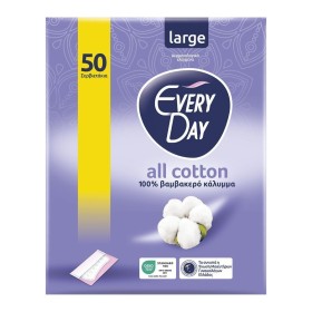 EveryDay All Cotton Σερβιετάκια Large 50 Τεμάχια EveryDay All Cotton Σερβιετάκια Large 50 Τεμάχια