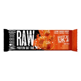 Warrior Raw Μπάρα Πρωτεΐνης με Βρώμη & Γεύση Salted Caramel 75g