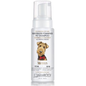 GIOVANNI Pet Waterless Foaming Shampoo Αφρός Στεγνού Καθαρισμού για Σκύλους με Βρώμη & Καρύδα 236ml