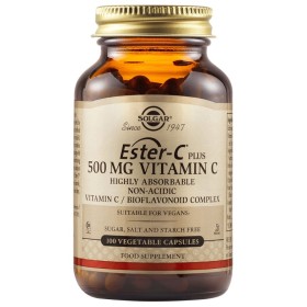 SOLGAR Ester-C Plus 500mg Vitamin C 100 Φυτικές Κάψουλες