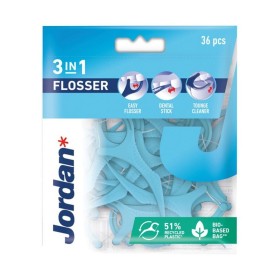 Jordan 3in1 Flosser Οδοντικό Νήμα με Καθαρισμό Γλώσσας & Μεσοδόντιο Stick 36 Τεμάχια Jordan 3in1 Flosser Οδοντικό Νήμα με Καθαρισμό Γλώσσας & Μεσοδόντιο Stick 36 Τεμάχια