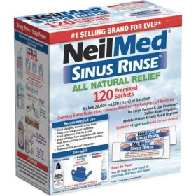 NEILMED Sinus Rinse Spare Sachets Nasal Obstructor 120 Pieces