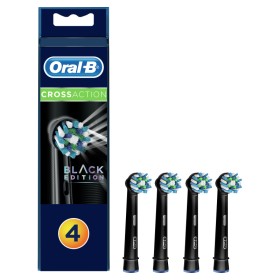 Oral-B Cross Action Black Edition Ανταλλακτικά 4 Τεμάχια