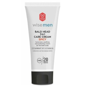 VICAN Wise Men Bald Head 3in1 Care Cream Spicy Αντιηλιακή & Προστατευτική Κρέμα για το Δέρμα της Κεφαλής 100ml