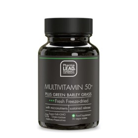 PHARMALEAD Black Range Multivitamin 50+ & Green Barely Grass Ισχυρή Σύνθεση Πολυβιταμινών για την Ενίσχυση του Οργανισμού 30 Κάψουλες