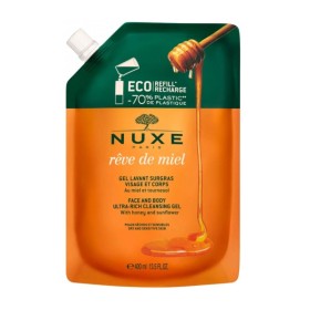 NUXE Reve De Miel Refill Cleansing Gel Ανταλλακτικό Αφρόλουτρο Καθαρισμού για Πρόσωπο & Σώμα 400ml