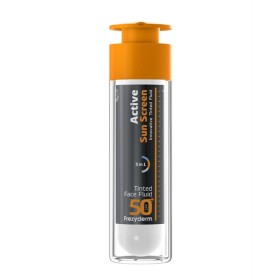 Frezyderm Active Sun Screen 3in1 Innovative Tinted Fluid Face Spf50+ Αντηλιακή Υγρή Κρέμα Ελαφριάς Υφής με Χρώμα 50ml
