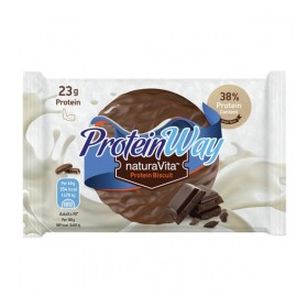 Natura Vita Protein Way Biscuit Μπισκότο Πρωτεΐνης με Γεύση Σοκολάτας & Επικάλυψη Κακάο 60g Natura Vita Protein Way Biscuit Μπισκότο Πρωτεΐνης με Γεύση Σοκολάτας & Επικάλυψη Κακάο 60g