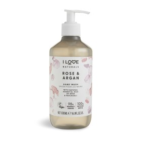 I Love Naturals Hand Wash Ενυδατικό Κρεμοσάπουνο Χεριών Rose & Argan 500ml