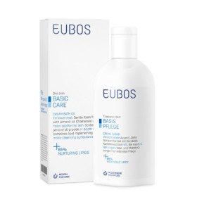 EUBOS Cream Bath Oil For Dry Skin Ελαιώδες Αφρόλουτρο για τον Απαλό, Βαθύ Καθαρισμό & την Περιποίηση του Ξηρού Δέρματος 200ml