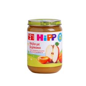 HIPP Bρεφική Φρουτόκρεμα Μήλο με Βερίκοκο από τον 5o Μήνα 190g