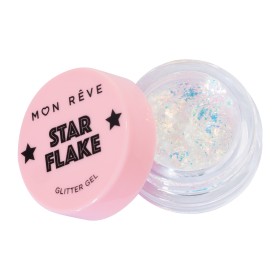 Mon Reve Starflake Glitter Gel Γέλη Glitter Πολλαπλών Χρήσεων για Έντονη Λάμψη 05 Diamond 4g