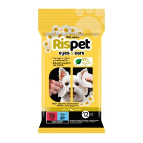 Rispet Eyes & Ears Wet Wipes Υγρά Μαντήλια Καθαρισμού Κατοικίδιων για Μάτια & Αυτιά 12 Τεμάχια Rispet Eyes & Ears Wet Wipes Υγρά Μαντήλια Καθαρισμού Κατοικίδιων για Μάτια & Αυτιά 12 Τεμάχια