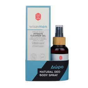 Wise Men Promo Prebiotic Intimate Cleanser Gel Καθαρισμού για την Ανδρική Ευαίσθητη Περιοχή 250ml & Natural Deo Body Spray Αποσμητικό Σπρέι 100ml Wise Men Promo Prebiotic Intimate Cleanser Gel Καθαρισμού για την Ανδρική Ευαίσθητη Περιοχή 250ml & Natural Deo Body Spray Αποσμητικό Σπρέι 100ml