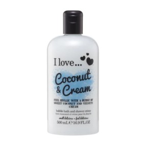 I LOVE Bubble Bath Aφρόλουτρο Coconut & Cream 500ml