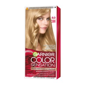 Garnier Color Sensation Βαφή Μαλλιών 8.0 Φωτεινό Ξανθό Ανοιχτό 40ml
