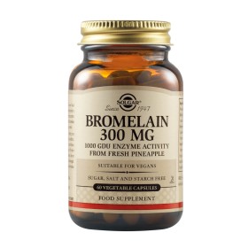 Solgar Bromelain 300mg 60 Φυτικές Κάψουλες Solgar Bromelain 300mg 60 Φυτικές Κάψουλες