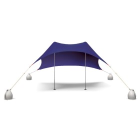 Terramare Salty Tribe Ελαστική Τέντα Παραλίας Aeolians 2x2m Indigo