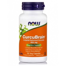 Now Curcubrain 400mg 50 Φυτικές Κάψουλες Now Curcubrain 400mg 50 Φυτικές Κάψουλες