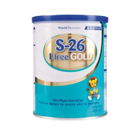 Wyeth S-26 Lactose Free Γάλα για Βρέφη 400g