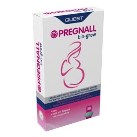 QUEST Pregnall Bio-Grow Συμπλήρωμα Διατροφής για την Εγκυμοσύνη 30 Ταμπλέτες