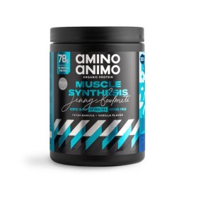 AMINO ANIMO BIO Muscle Synthesis Protein Vanilla Gluten & Lactose Free 500g
