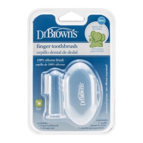 DR BROWNS Βρεφική Οδοντόβουρτσα Δαχτύλου Σιλικόνης για 3m+ 1 Τεμάχιο