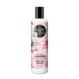 Organic Shop Shampoo Silk Nectar Σαμπουάν για Mεταξένια Λάμψη Καριτέ & Νούφαρο 280ml