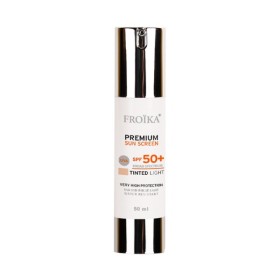Froika Premium Sun Screen SPF50+ Tinted Light Αντηλιακή Κρέμα Προσώπου με Χρώμα Ελαφριάς Υφής 50ml