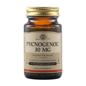 Solgar Pycnogenol 30mg για τα Αγγεία & το Κυκλοφορικό 30 Φυτικές Κάψουλες
