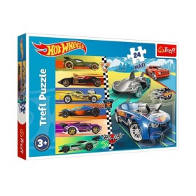 TREFL Maxi Fast Hot Wheels Cars Παιδικό Puzzle για 3+ Ετών 24 Κομμάτια
