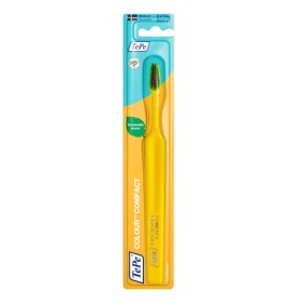 Tepe Colour Compact Extra Soft Toothbrush Πολύ Μαλακή Οδοντόβουρτσα Κίτρινο 1 Τεμάχιο