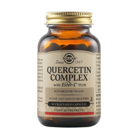Solgar Quercetin Complex With Ester-C Plus για Αντιμετώπιση των Αλλεργιών 50 Φυτικές Κάψουλες Solgar Quercetin Complex With Ester-C Plus για Αντιμετώπιση των Αλλεργιών 50 Φυτικές Κάψουλες