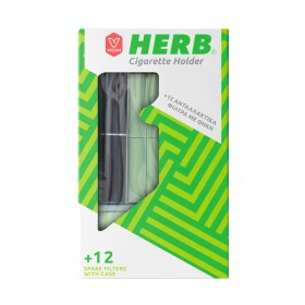 Herb Cigarette Holder Gold 12 Φίλτρα & 1 Θήκη Herb Cigarette Holder Gold 12 Φίλτρα & 1 Θήκη