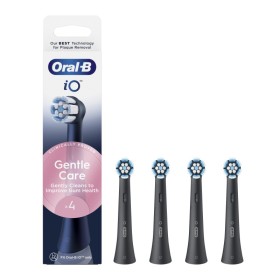 Oral-B iO Gentle Care Black Ανταλλακτικές Κεφαλές Ηλεκτρικής Οδοντόβουρτσας 4 Τεμάχια