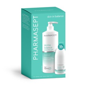 Pharmasept Promo Derma Balance Cleansing Gel Ενυδατικό Gel Καθαρισμού για Πρόσωπο & Σώμα 500ml & Deo Roll-On 50ml [-50% Στο 2ο Προϊόν]