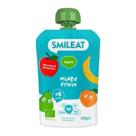 Smileat Organic Πουρές Φρούτων Μιξ από 6m+ 100g Smileat Organic Πουρές Φρούτων Μιξ από 6m+ 100g