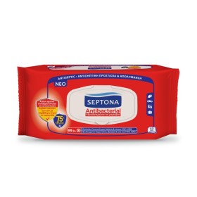 SEPTONA Antibacterial Hand Wipes 75% Alcohol with Action Against H1N1 & H3N2 Viruses 60 Pieces