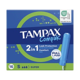 Tampax Compak Super Ταμπόν με Απλικατέρ Υψηλής Απορροφητικότητας 16 Τεμάχια
