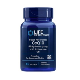 LIFE EXTENSION COQ-10 50MG 60SOFTGELS