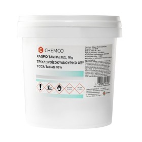 Σύνδεσμος Ταμπλέτες Χλώριου Πισίνας TCCA 90% 5x200g Σύνδεσμος Ταμπλέτες Χλώριου Πισίνας TCCA 90% 5x200g